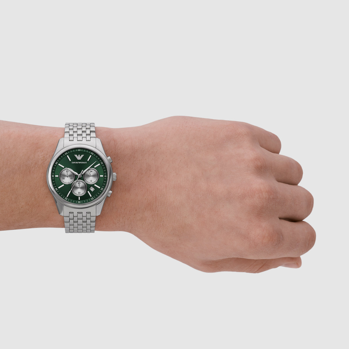 Emporio Armani Stainless Steel Round watch