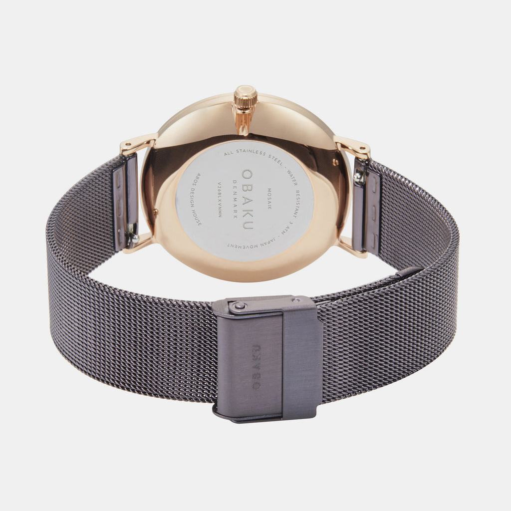 Obaku Stainless Steel Round watch