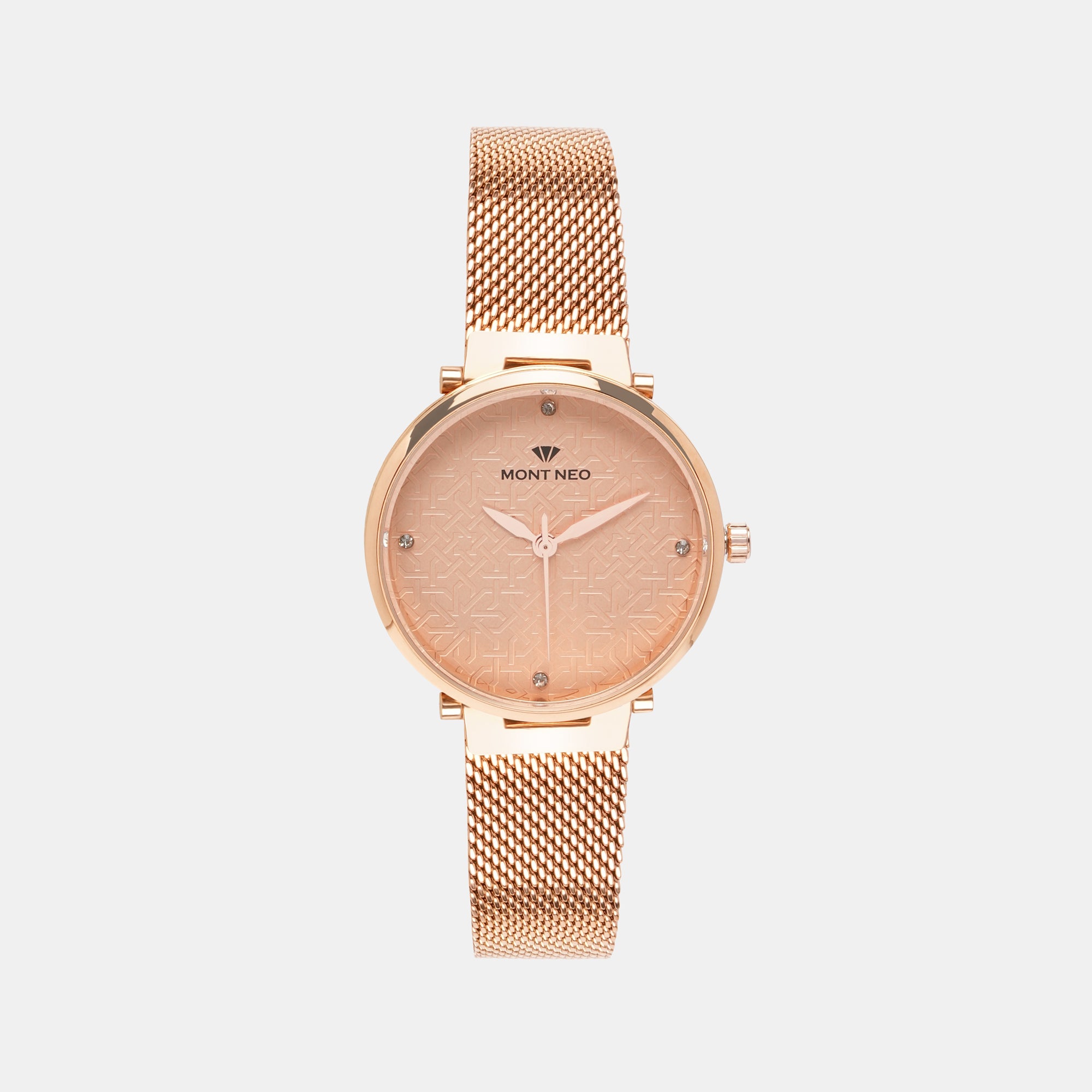 Mont Neo Round Rose Analog watch