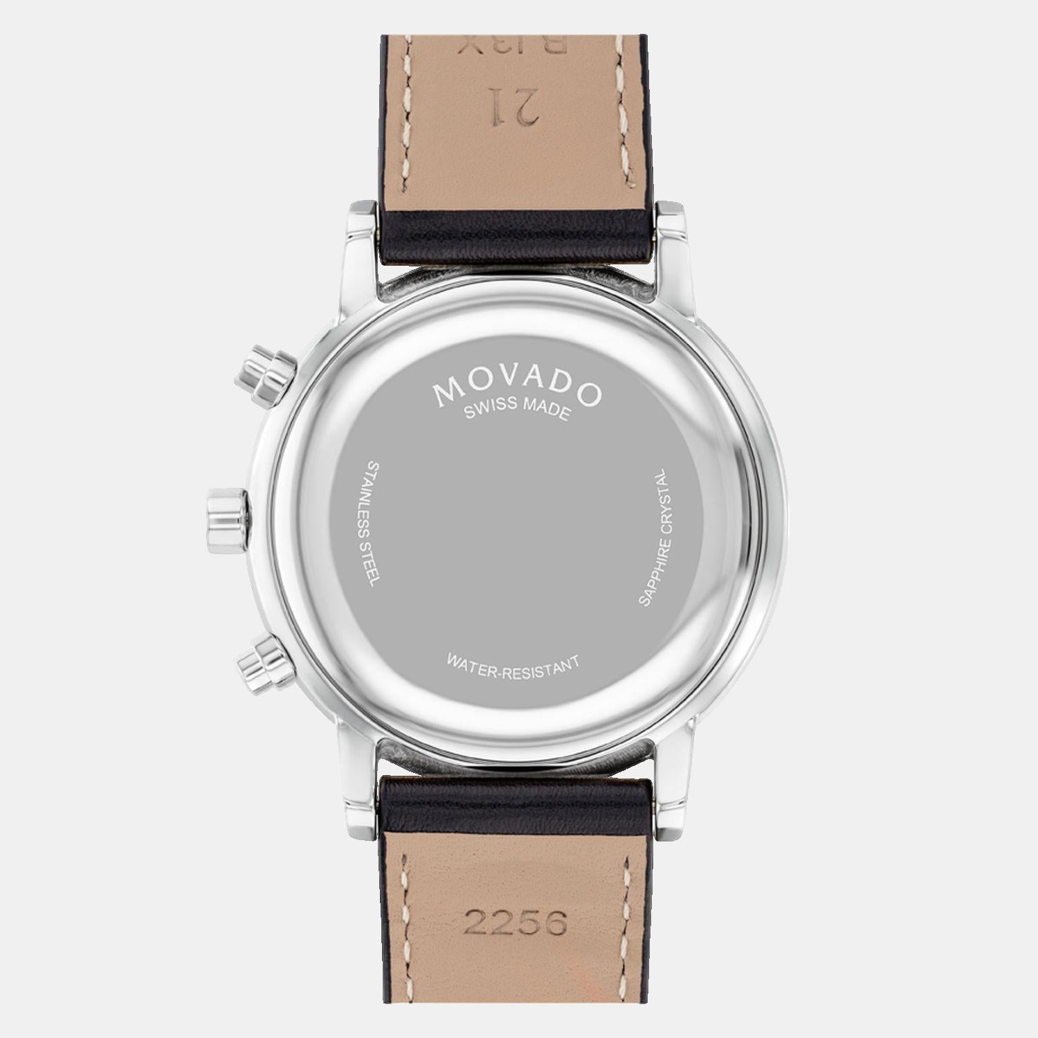 Movado Men Round Black watch