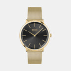 Boss Round Black Analog watch