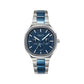 Quartz Men Blue Analog Stainless Steel Watch V275GMCLSK