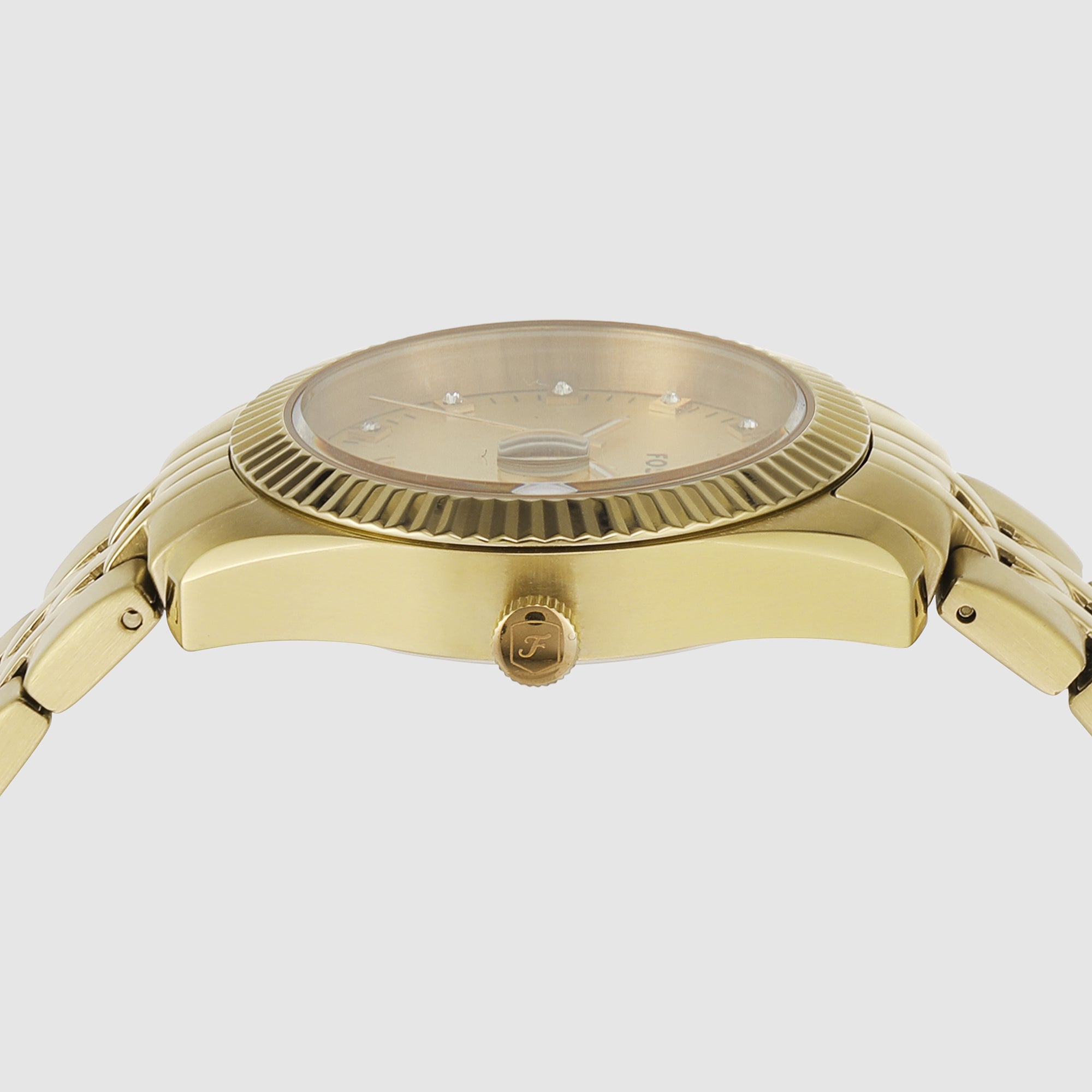 Fossil Women Round Gold watch