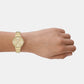 Female Anita Lille Gold Analog Stainless Steel Watch SKW3127