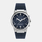 Men Blue Chronograph Silicon Watch SFME00923