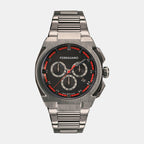 Ferragamo Round Black Chronograph watch