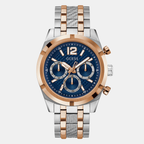 Guess Round Blue Chronograph watch