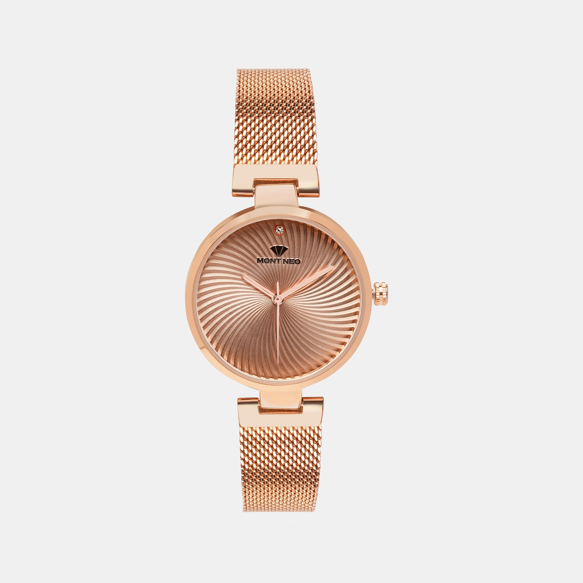 Mont Neo Round Rose Analog watch
