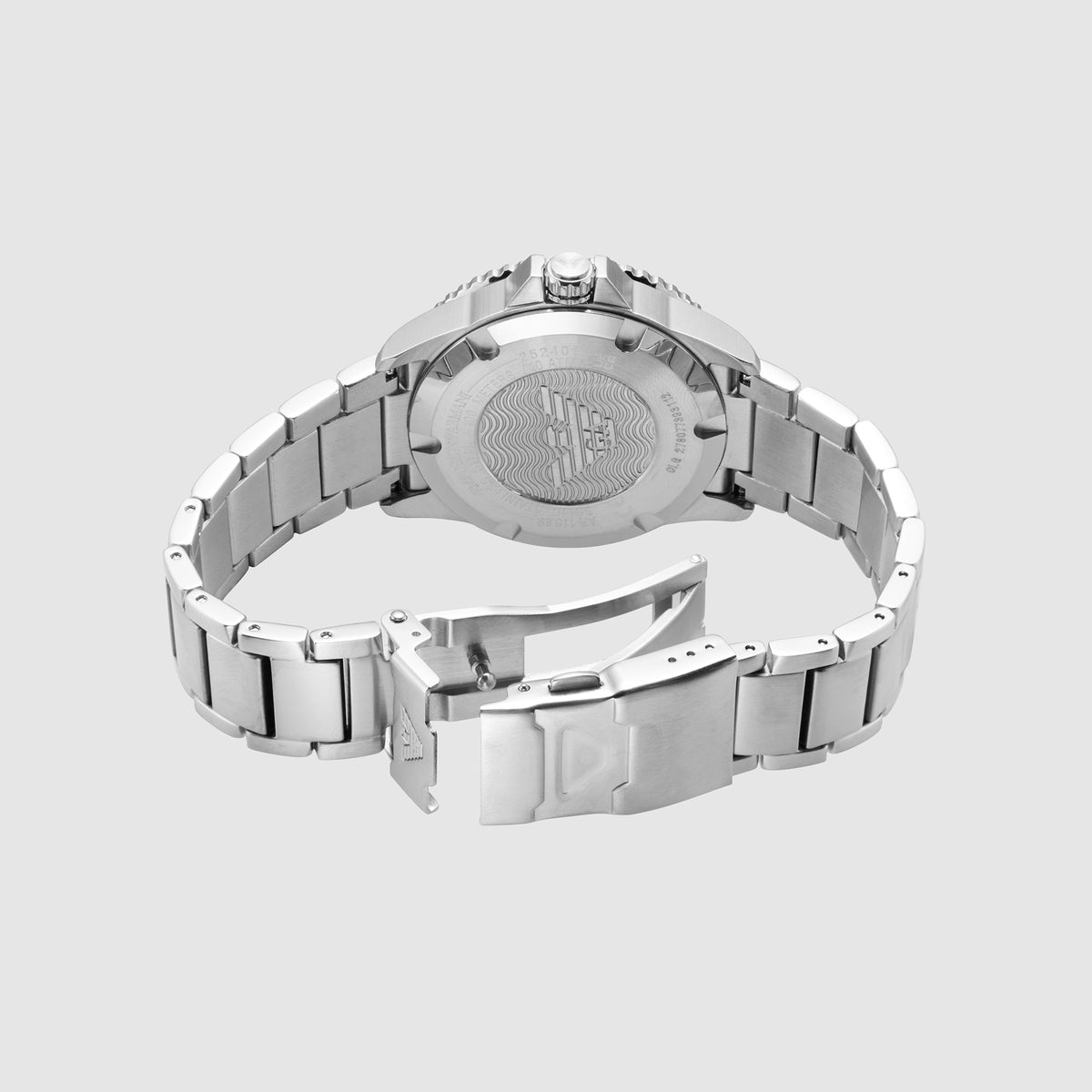 Emporio Armani Men Round Black watch