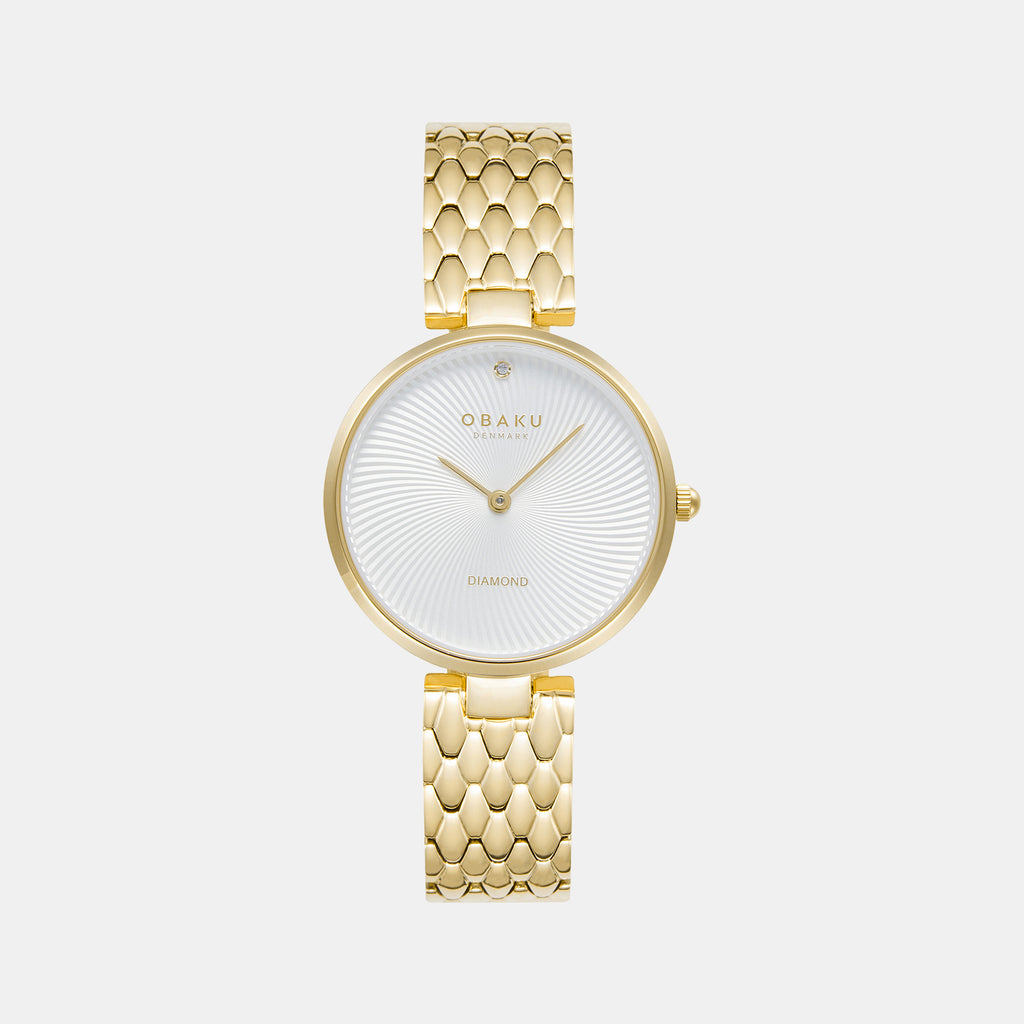 Obaku Round Silver Analog watch
