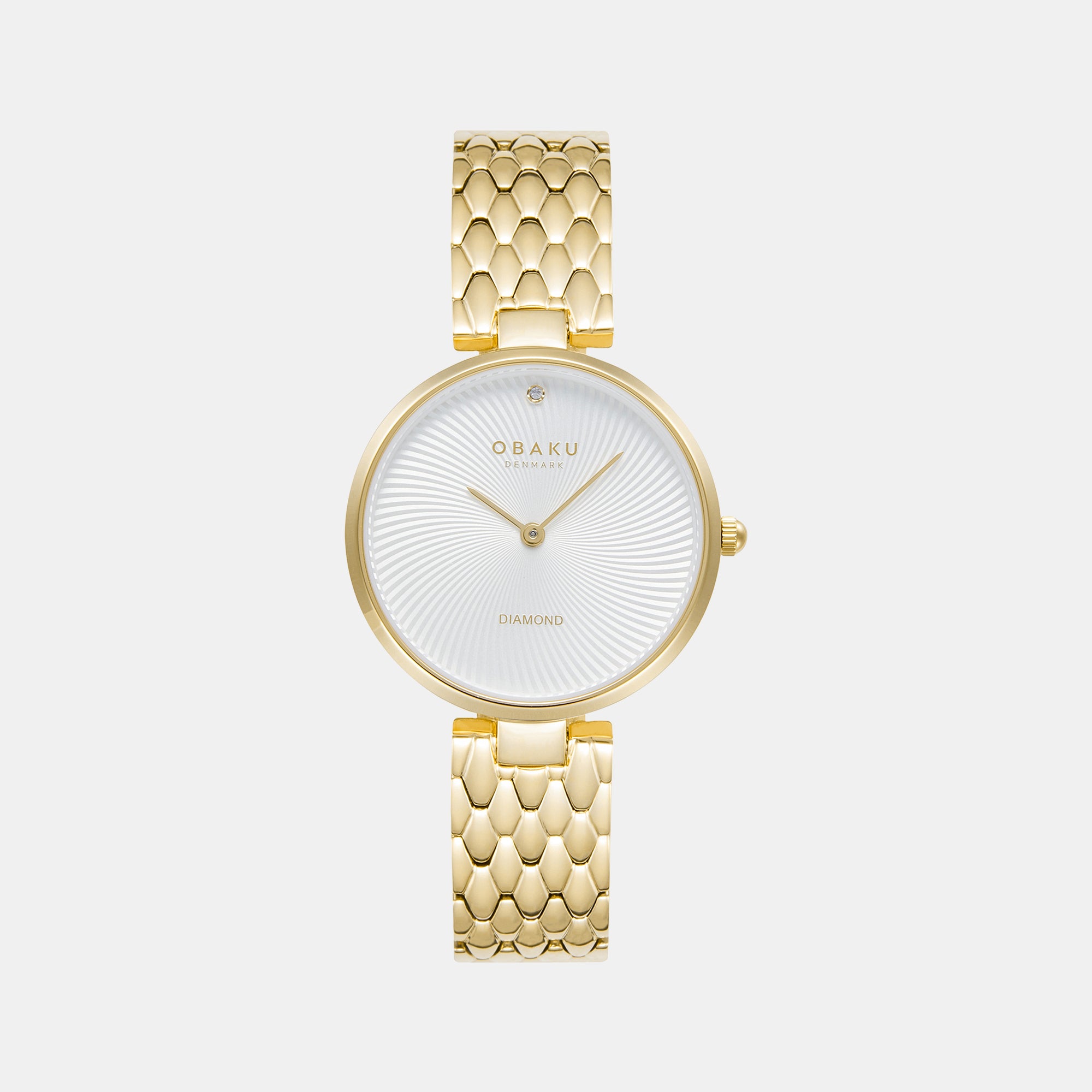 Obaku Round Silver Analog watch