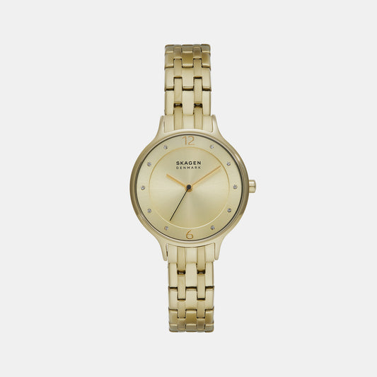 Women's Anita Lille Gold Analog Stainless Steel Watch SKW3127