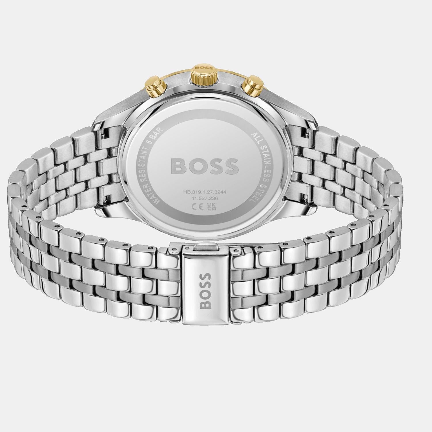 Boss Men Round Green watch