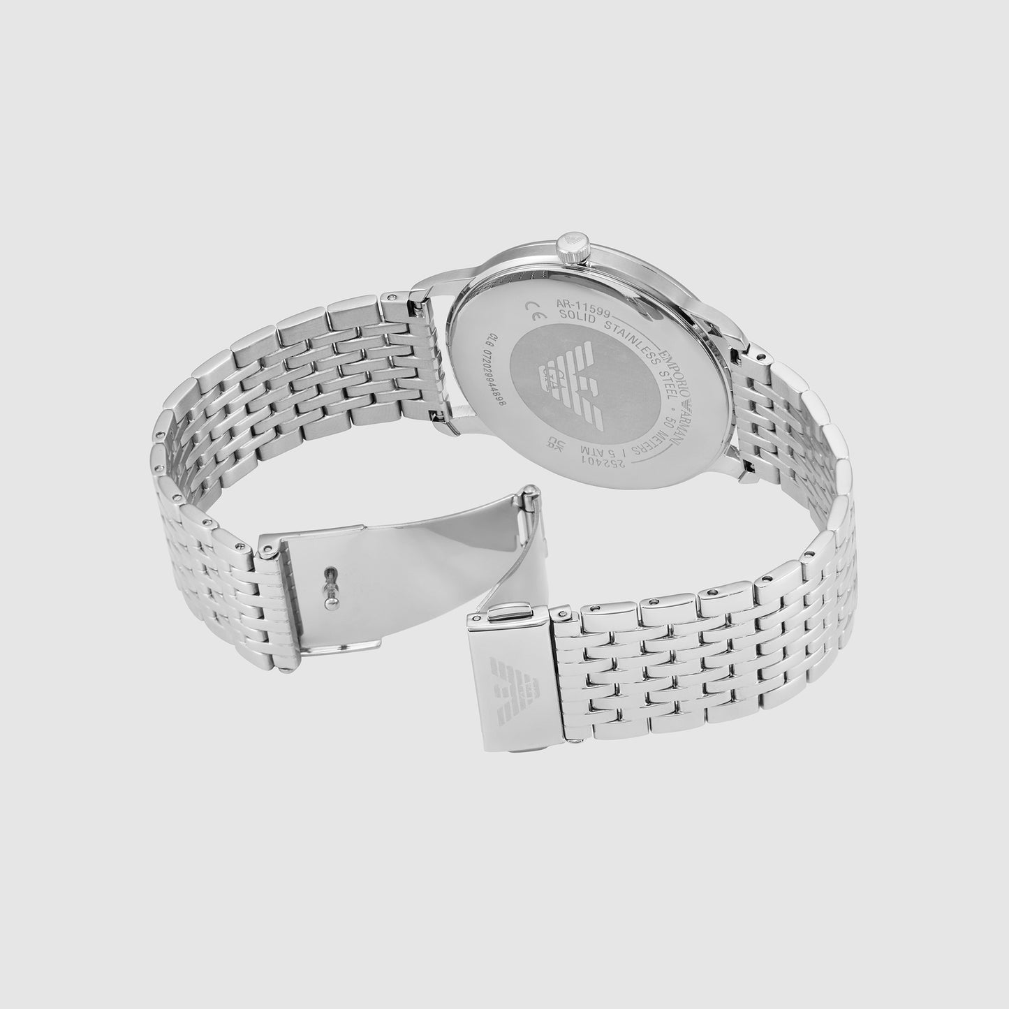 Men's White Stainless Steel Watch AR11599