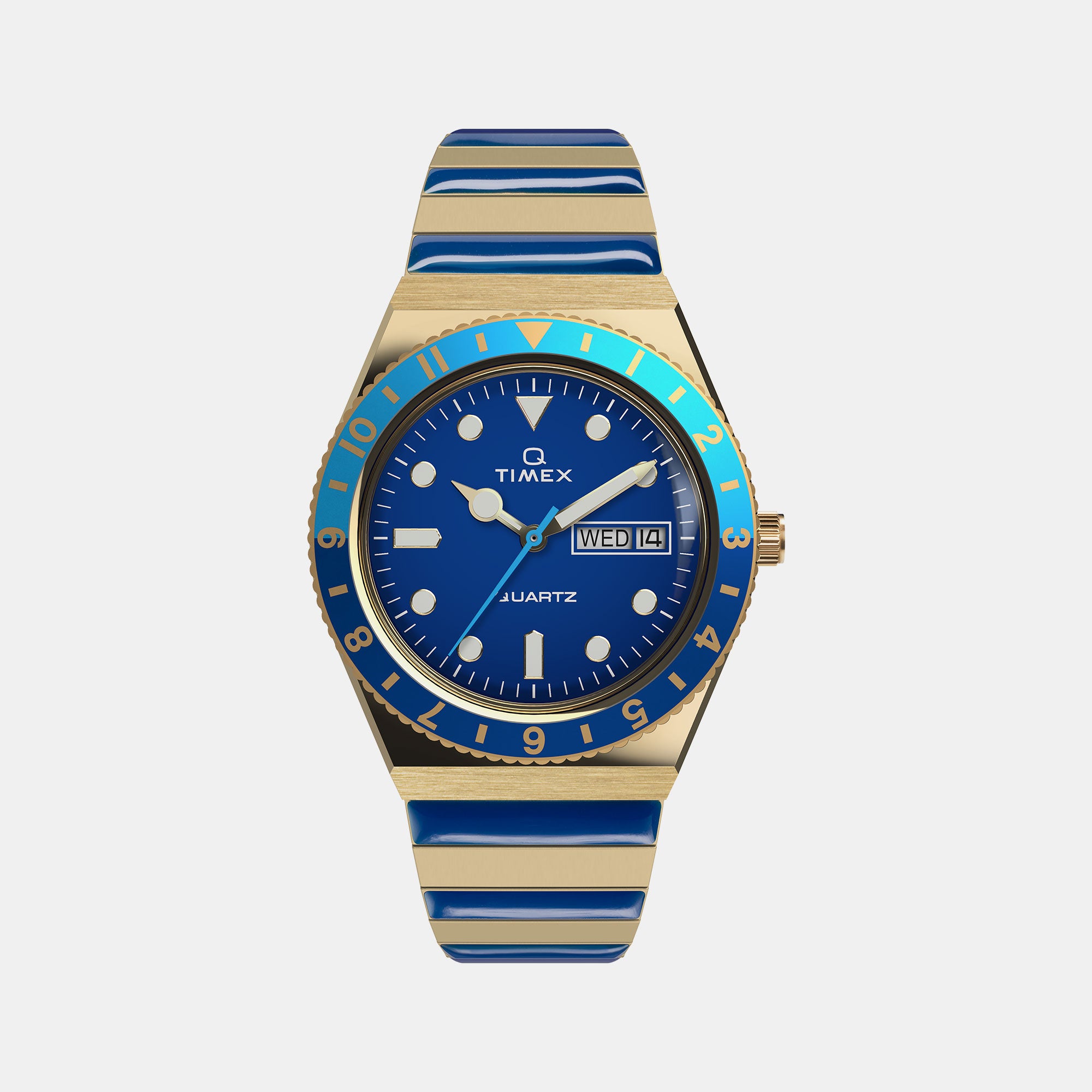 Timex Round Blue Analog watch