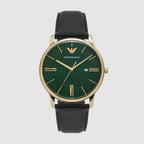 Emporio Armani Round Green Analog watch