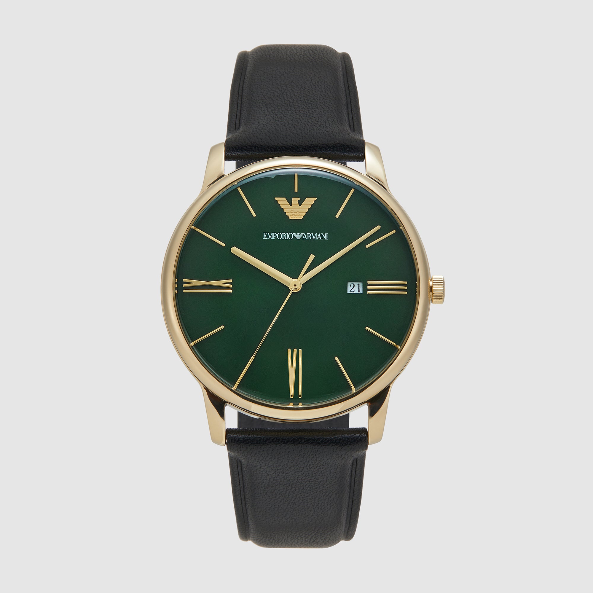 Emporio Armani Round Green Analog watch
