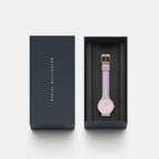 Daniel Wellington Leather Purple watch