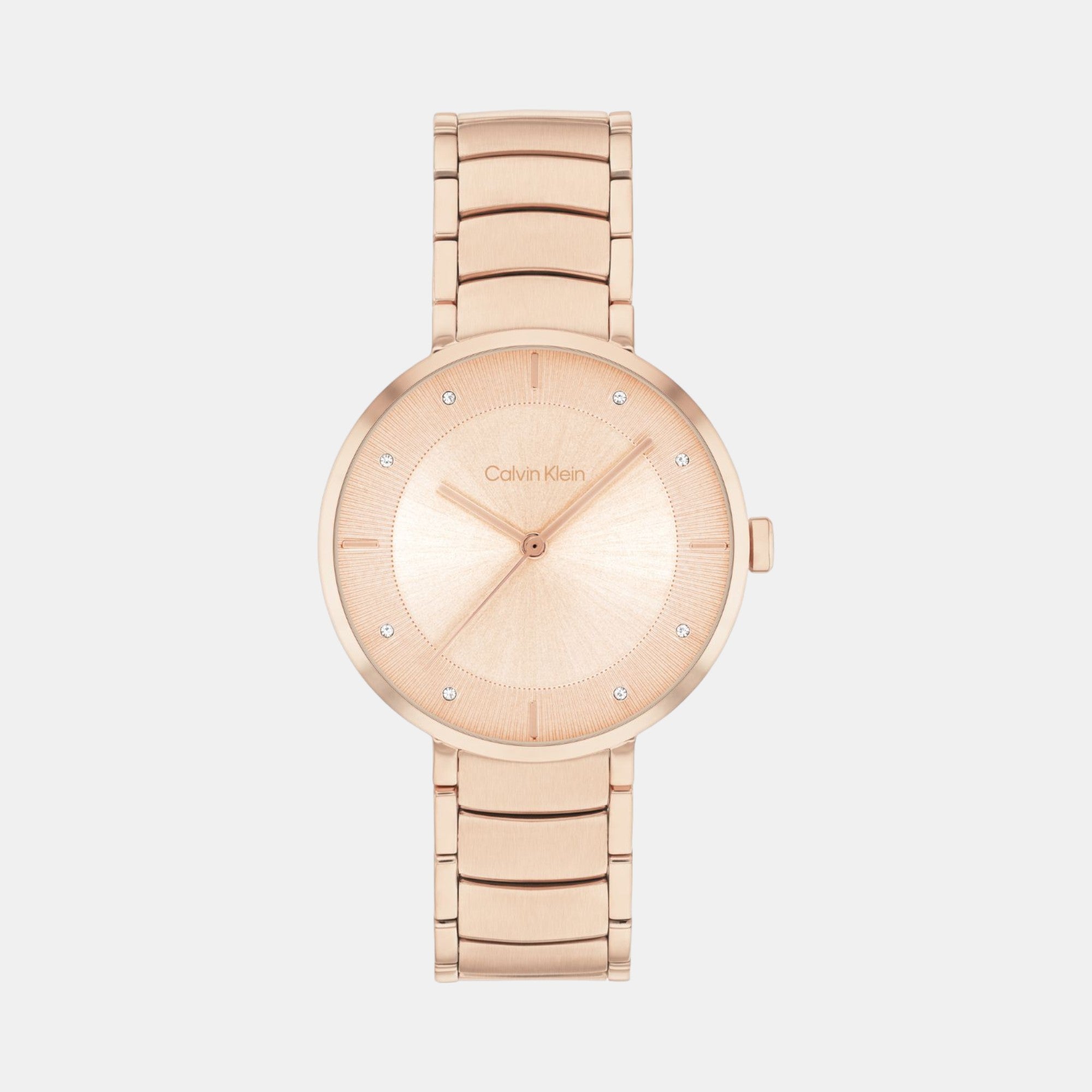 Calvin Klein Round Carnation Gold Analog watch