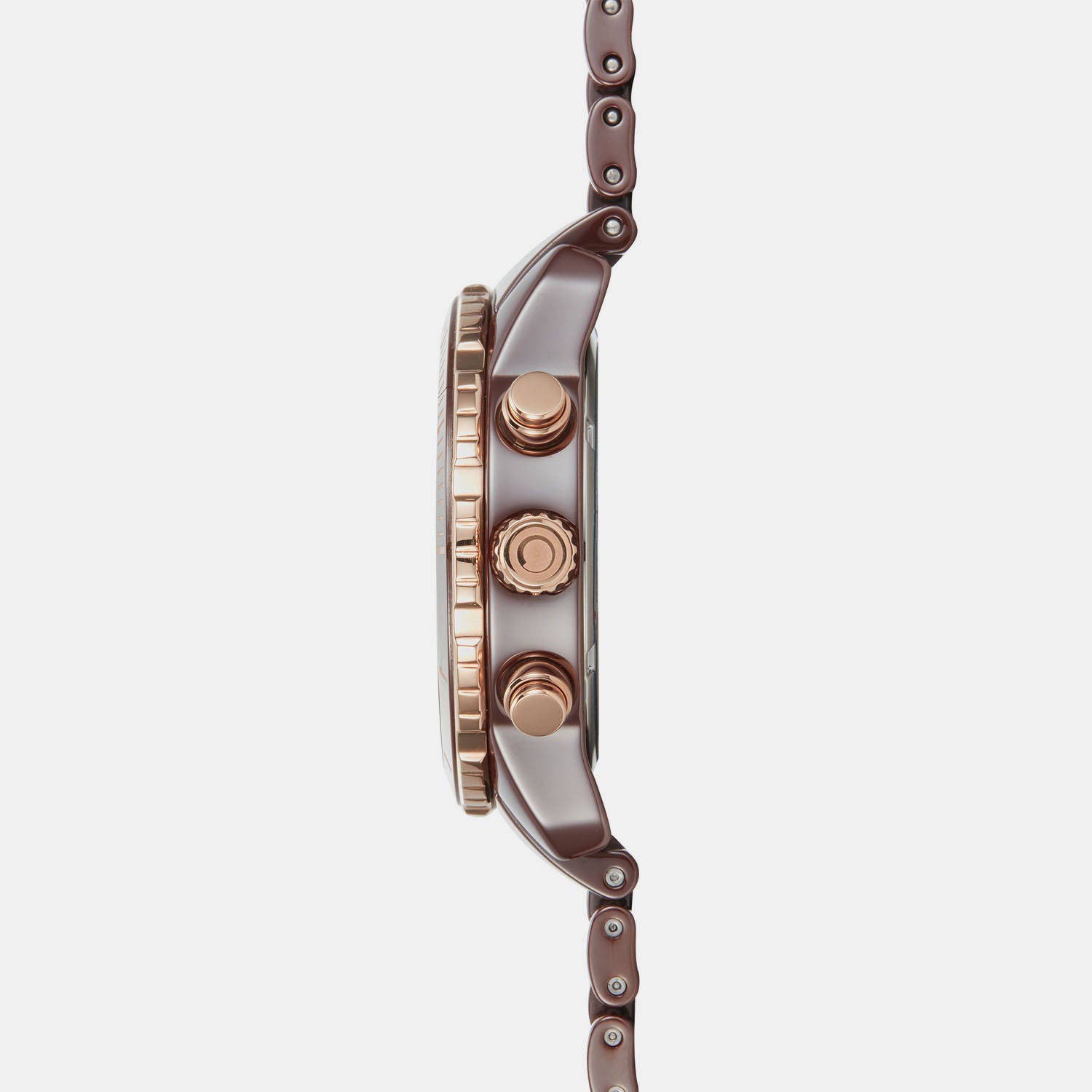 Obaku Men Round Brown watch