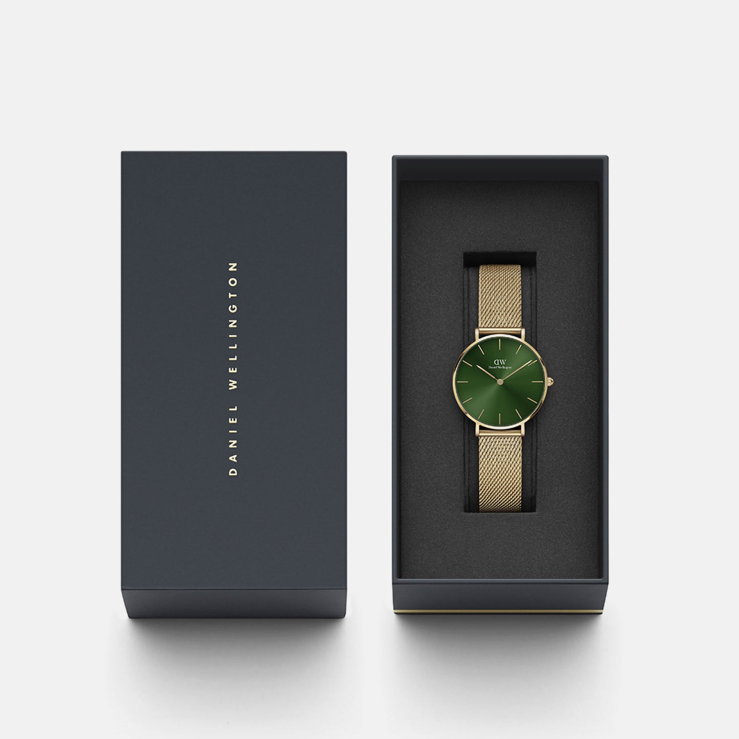 Petite Women's Green Analog Stainless Steel Watch DW00100480K