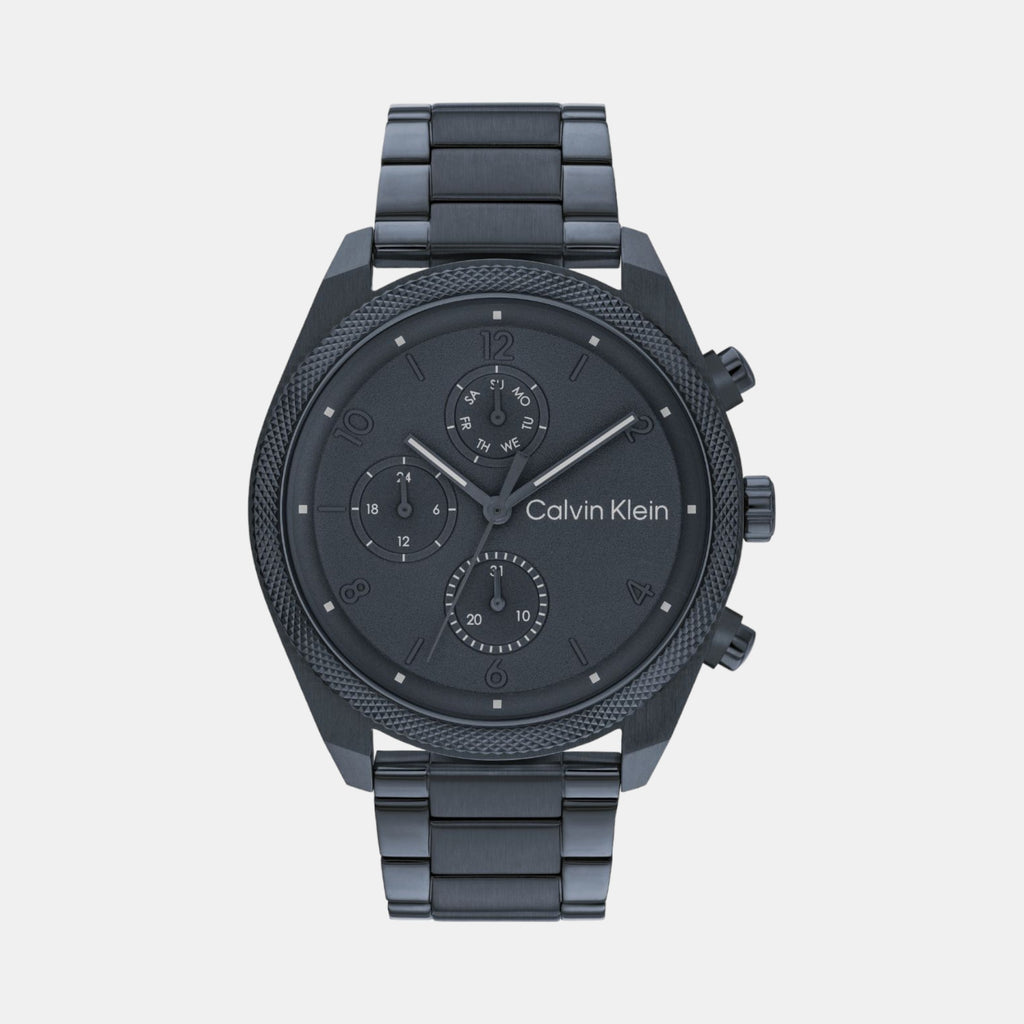 Calvin Klein Round Blue Chronograph watch