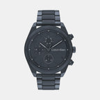 Calvin Klein Round Blue Chronograph watch