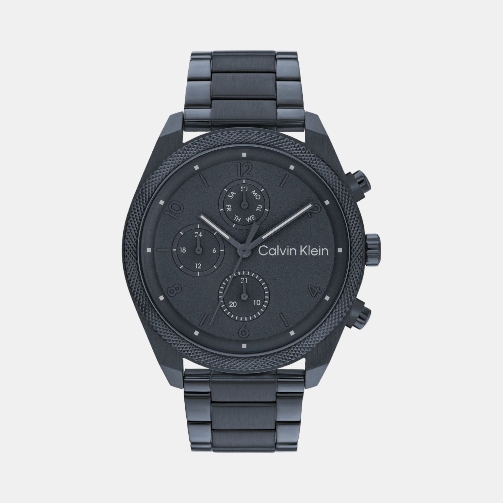 Calvin Klein Round Blue Chronograph watch