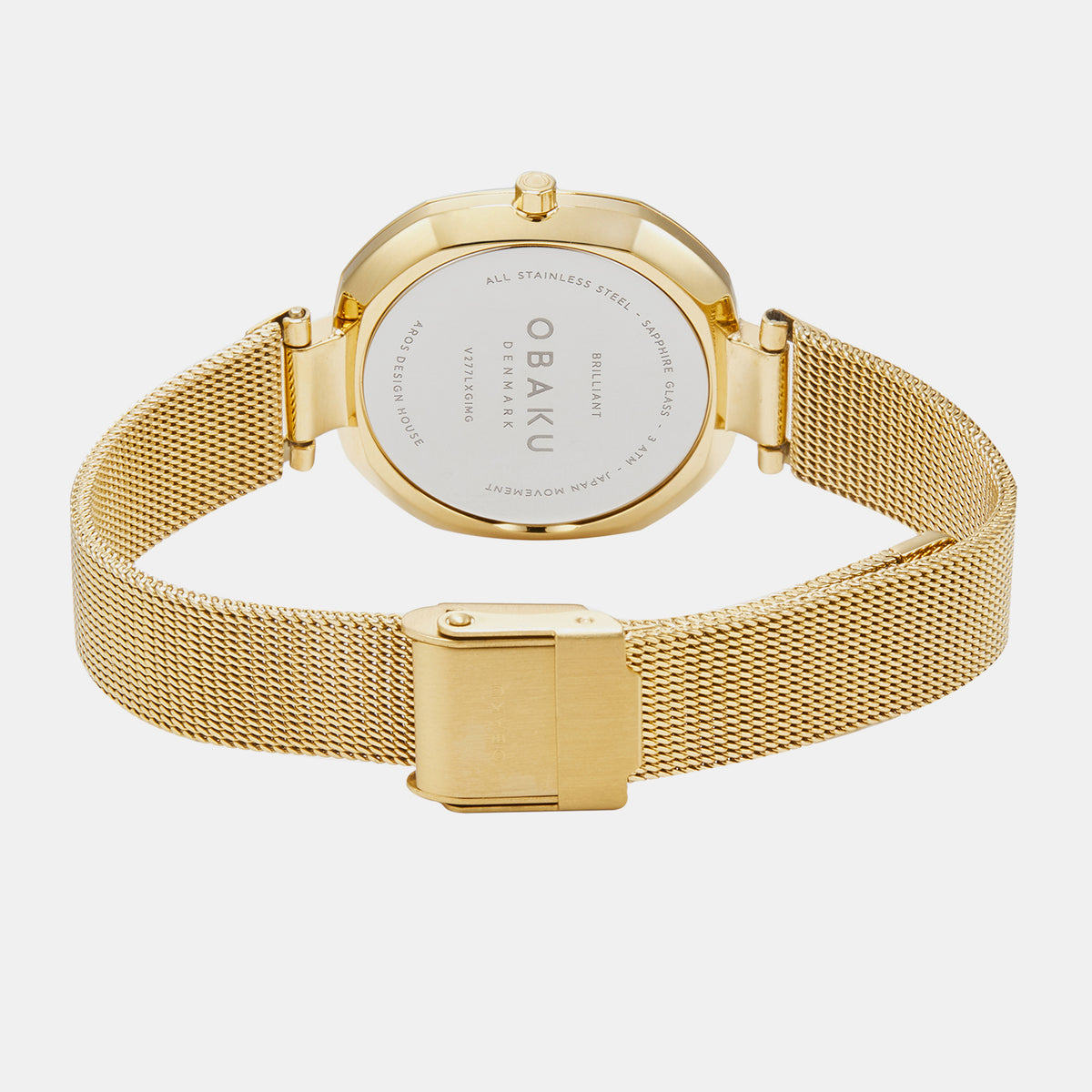 Obaku Stainless Steel Octagon watch