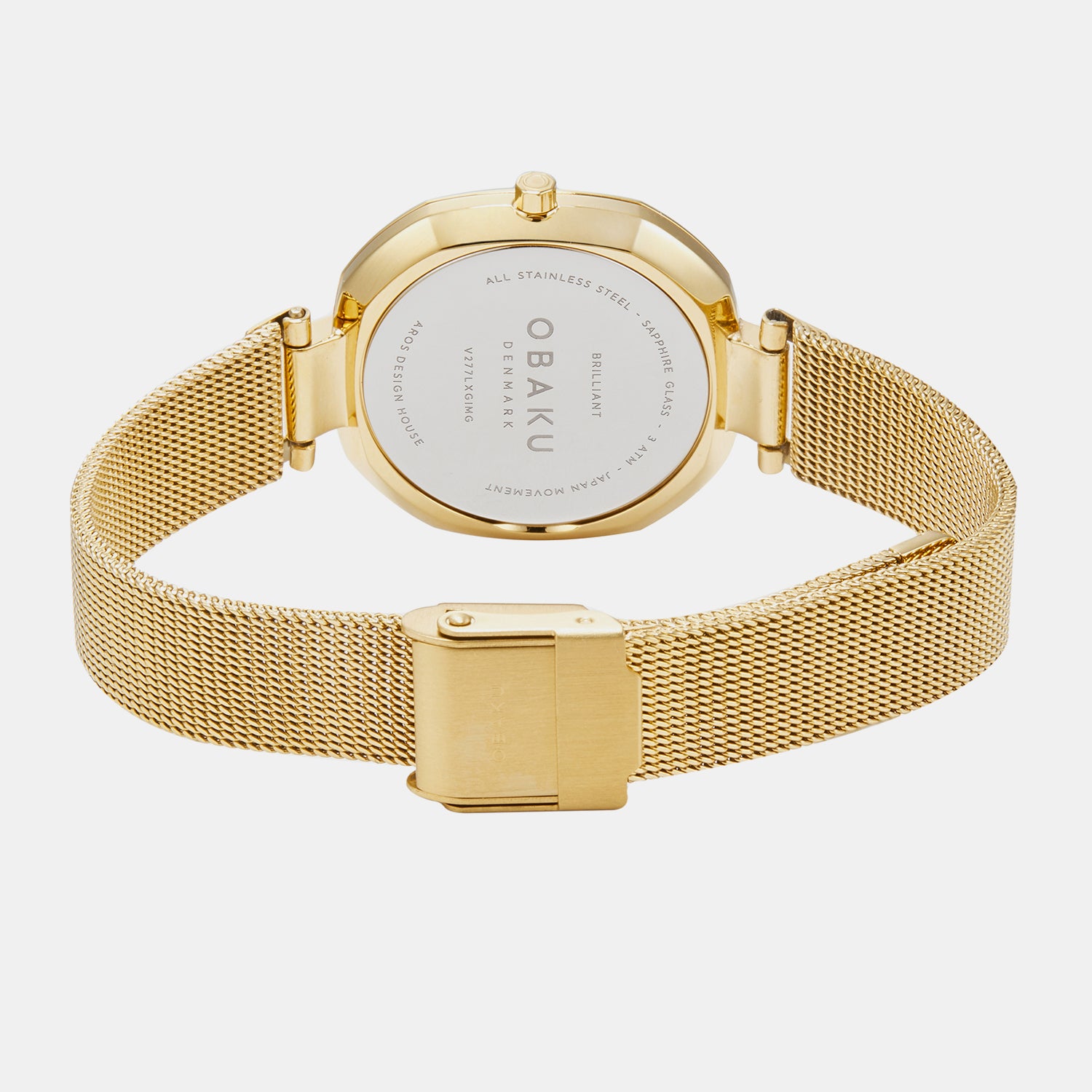 Obaku Stainless Steel Octagon watch