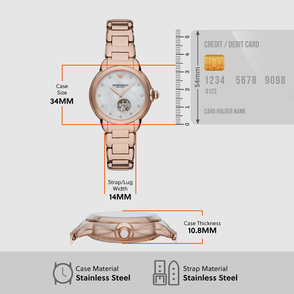 Emporio Armani Stainless Steel White watch