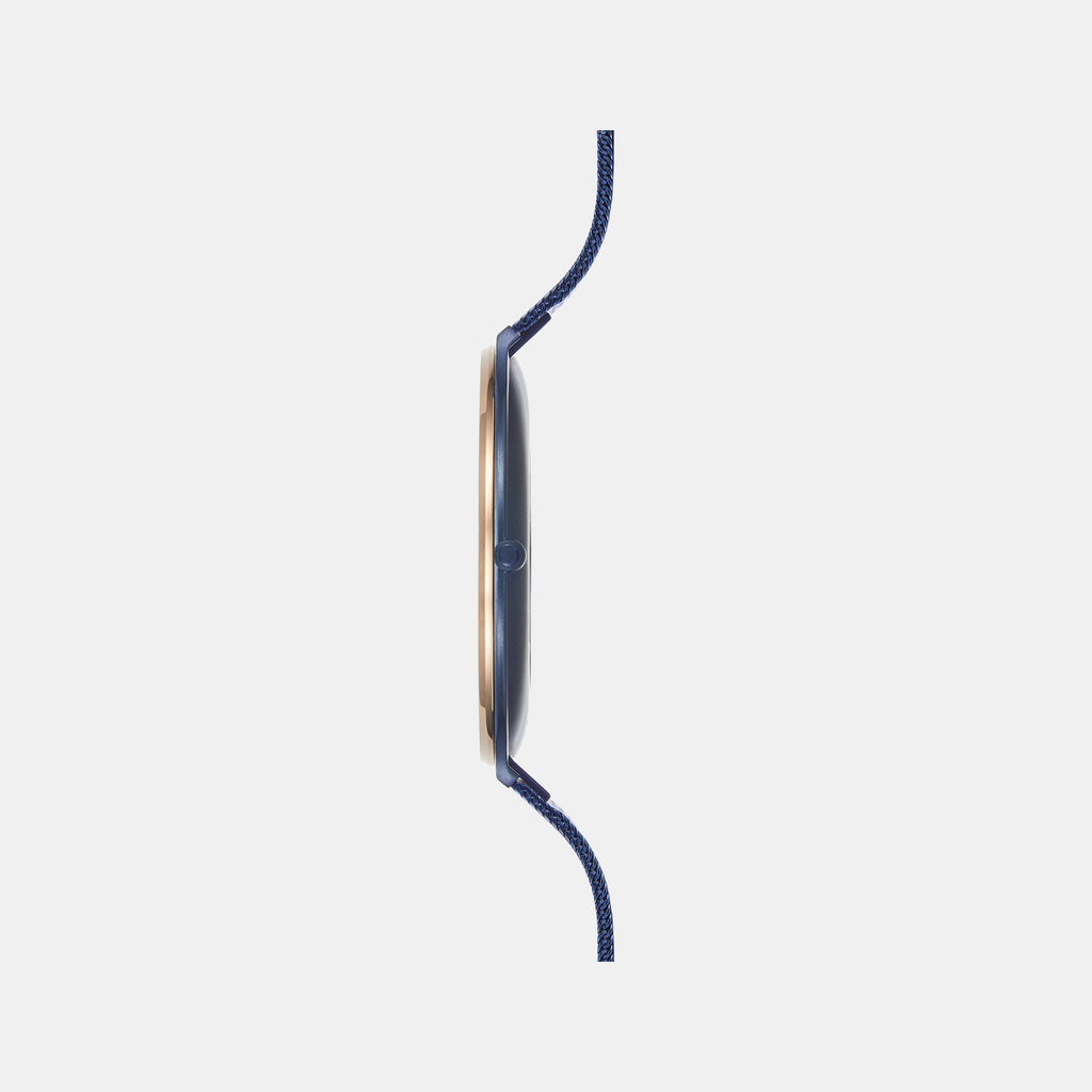 Obaku Men Round Blue watch