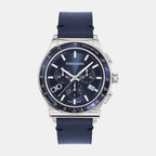 Ferragamo Round Blue Chronograph watch