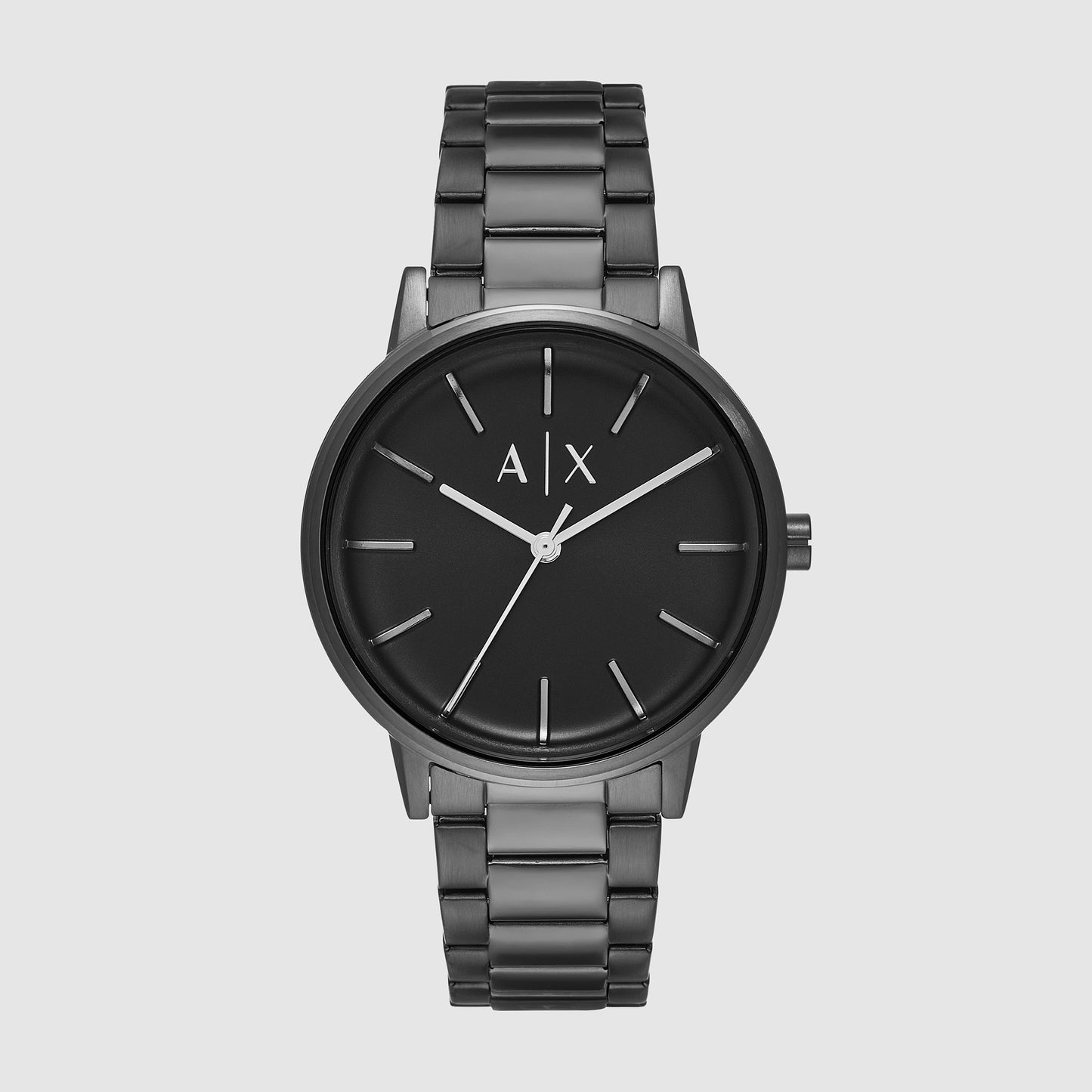 Men's Black Stainless Steel Watch AX2761