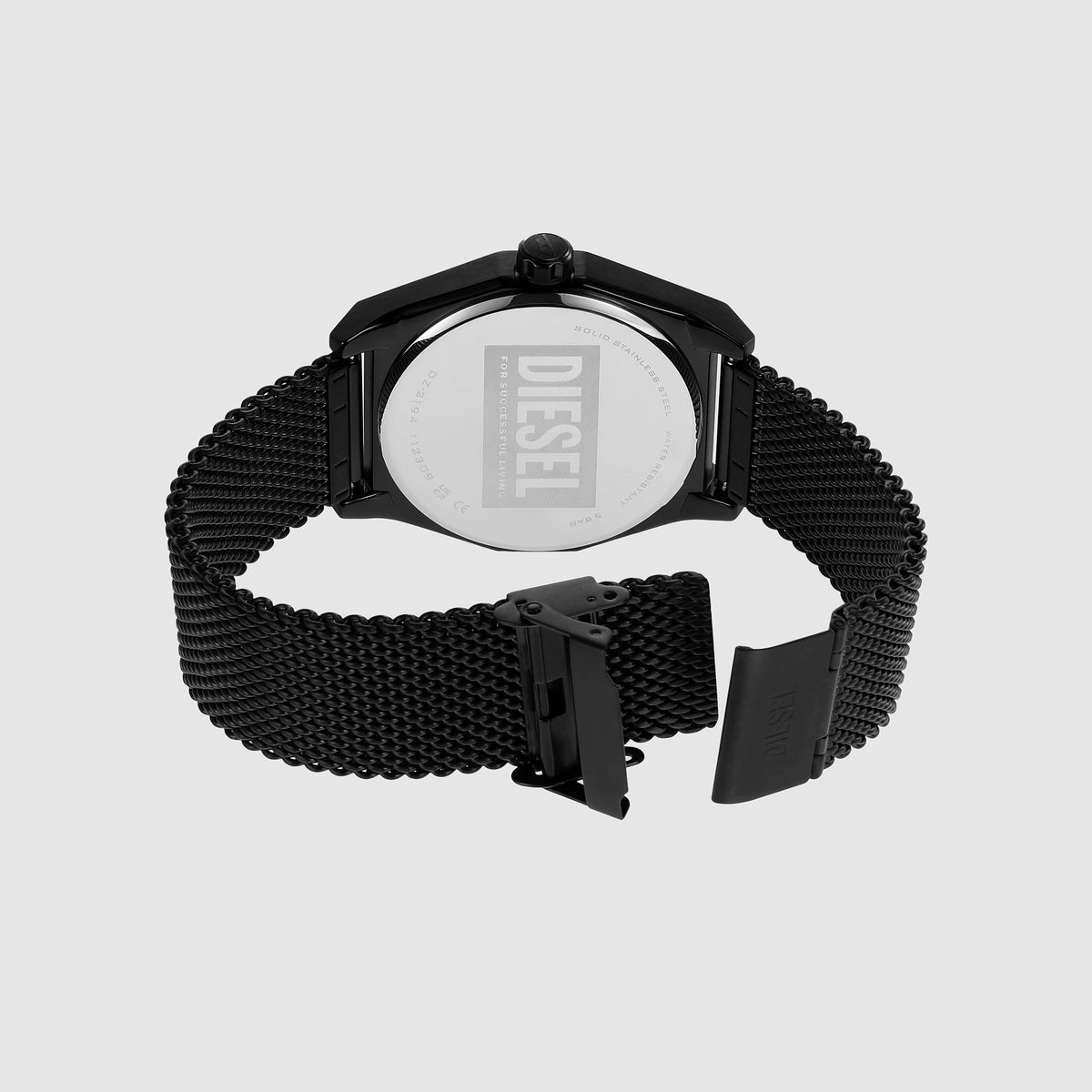 Diesel Men Round Black watch