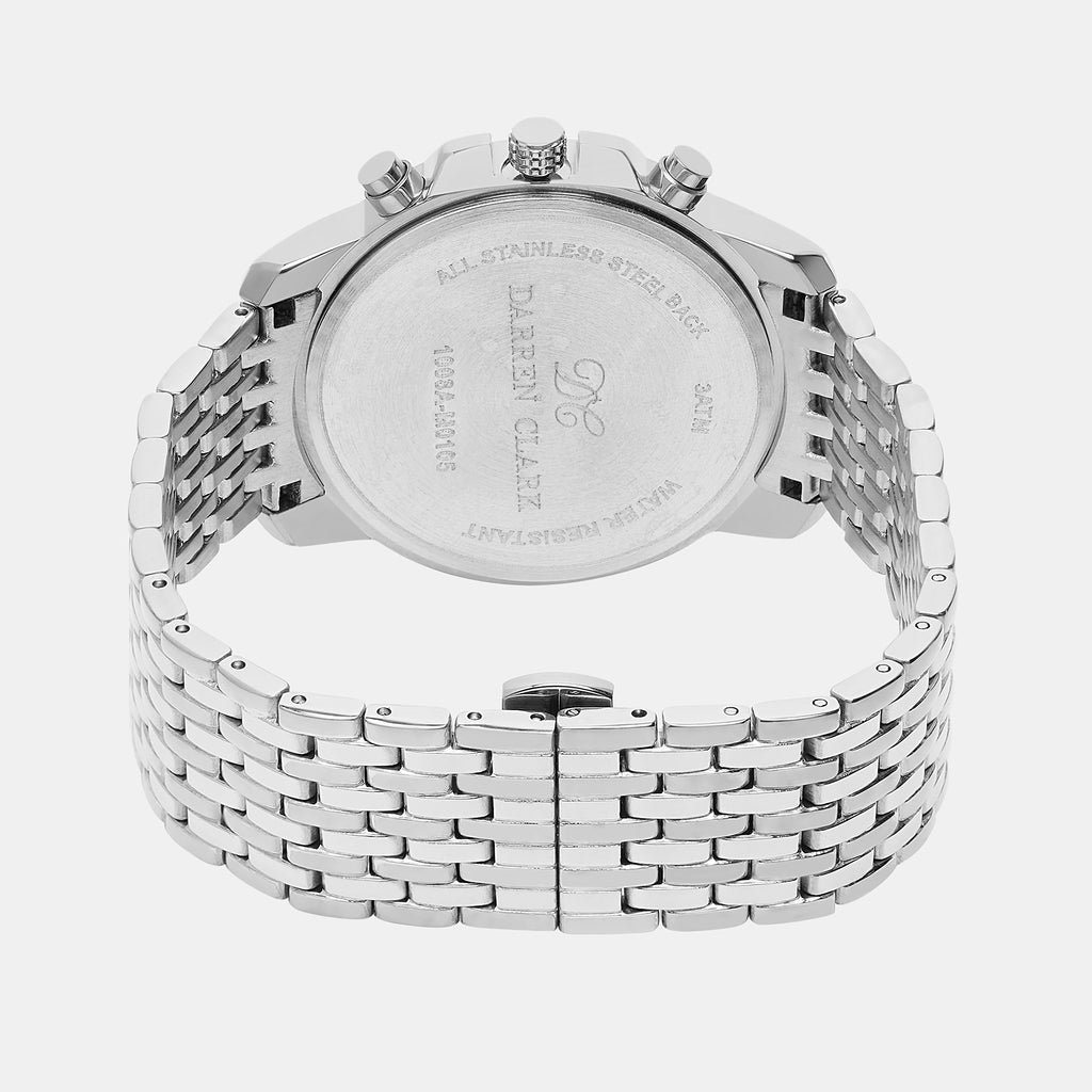 Darren Clark Stainless Steel Round watch