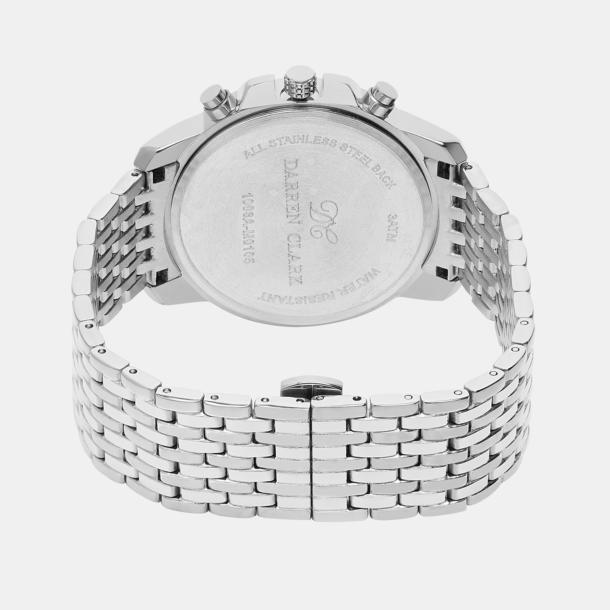 Darren Clark Stainless Steel Round watch