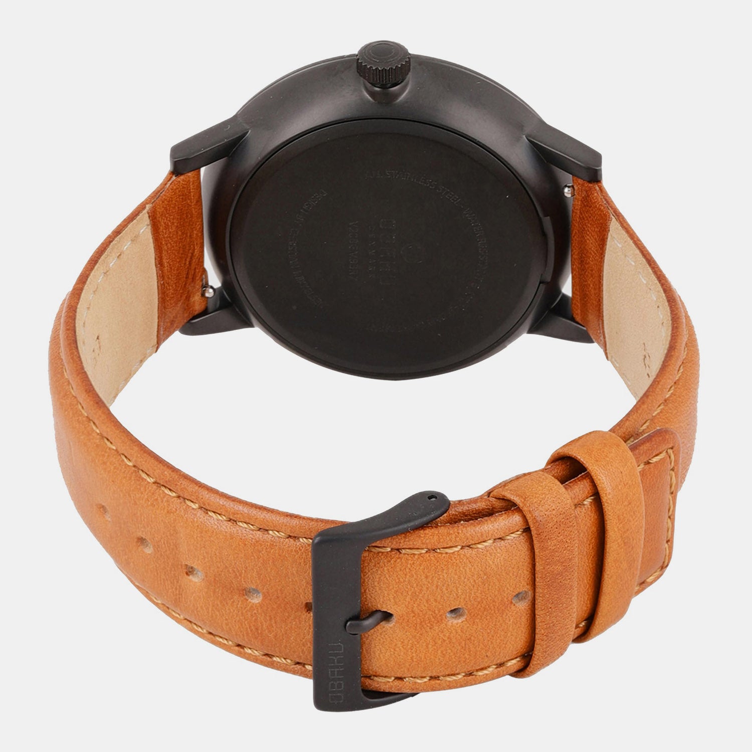Obaku Leather Black watch