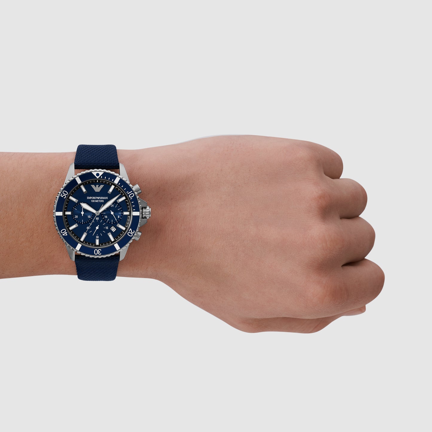 Men's Blue Nylon Watch AR11588