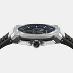 Ferragamo Men Round Black watch