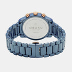 Obaku Stainless Steel Round watch