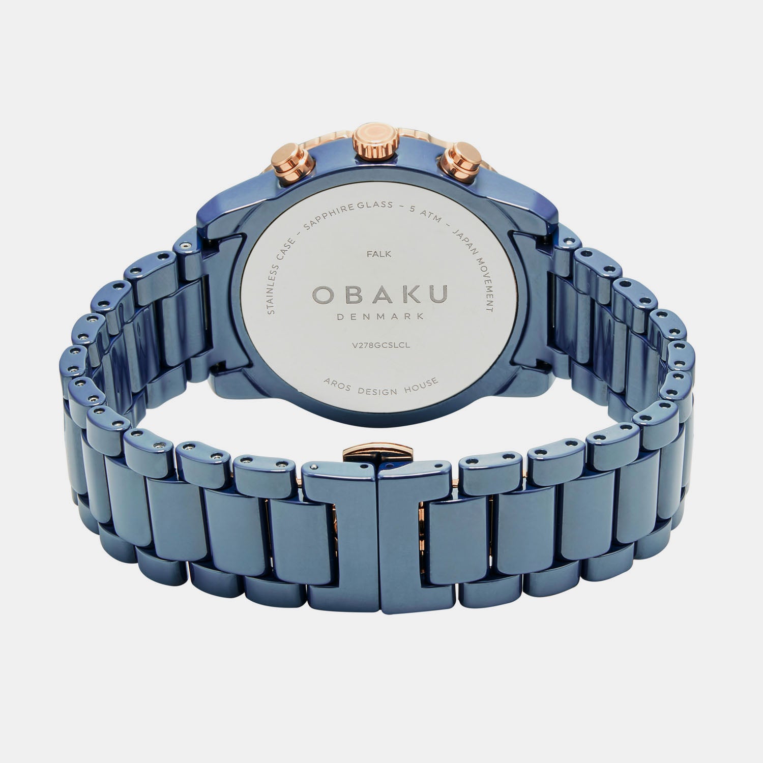 Obaku Stainless Steel Round watch