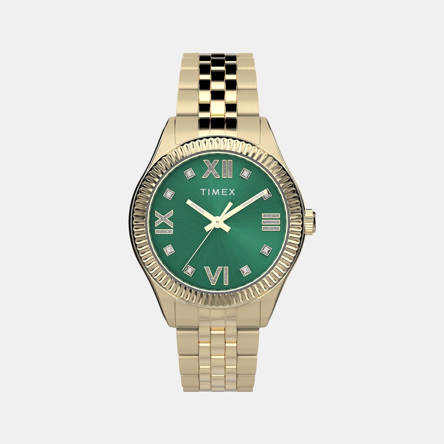 Trend Women Green Analog Stainless Steel Watch TW2V45500UJ