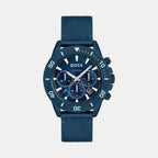Boss Round Blue Chronograph watch
