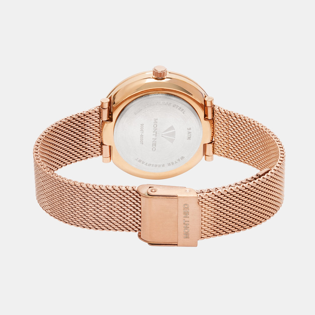 Mont Neo Stainless Steel Round watch