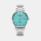 R-Line Men Quartz Sky Blue Dial Analog Stainless Steel Watch 718833 41 05 20