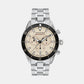 Men Quartz Sand Dial Chronograph Stainless Steel Watch 3650204