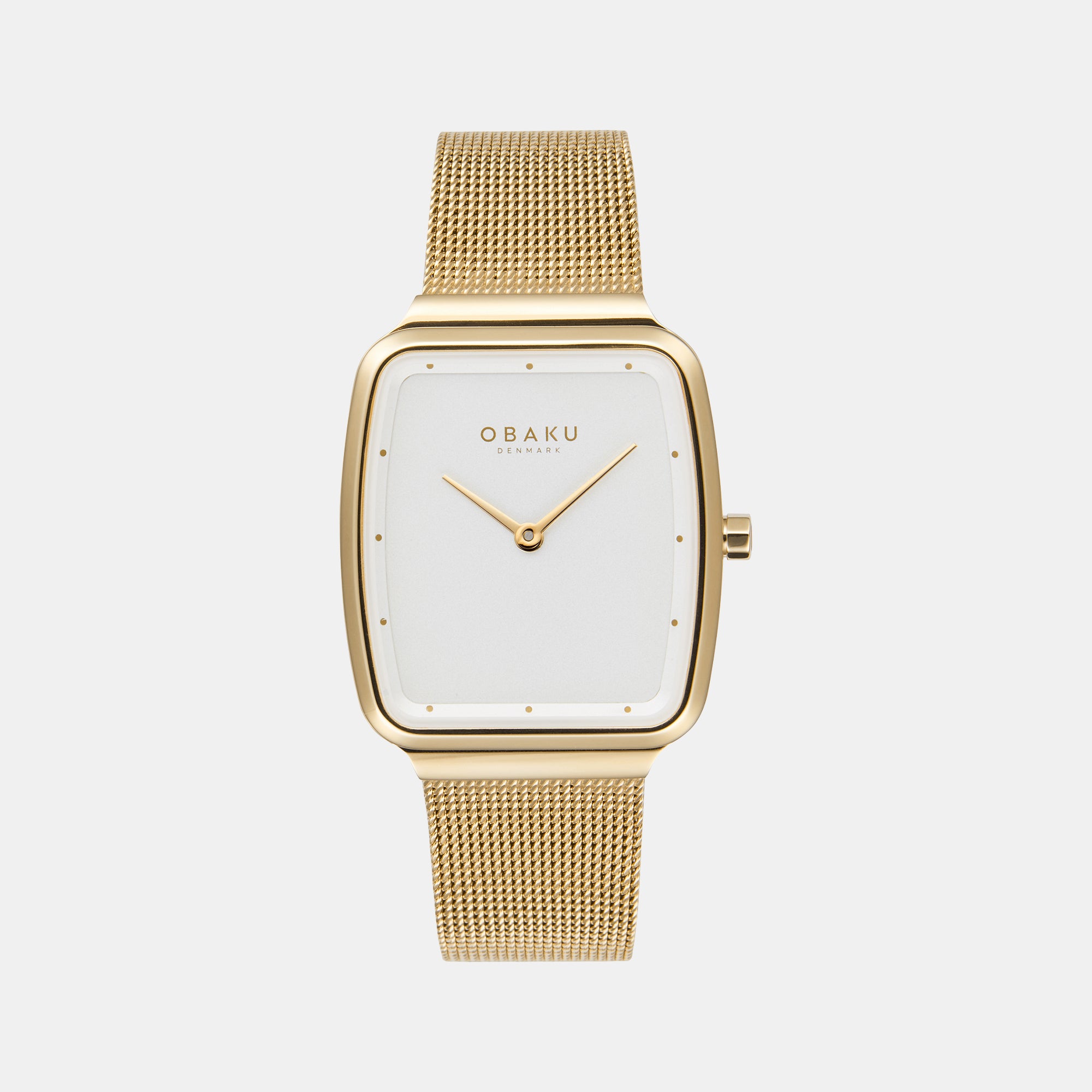 Obaku Rectangular Silver Analog watch