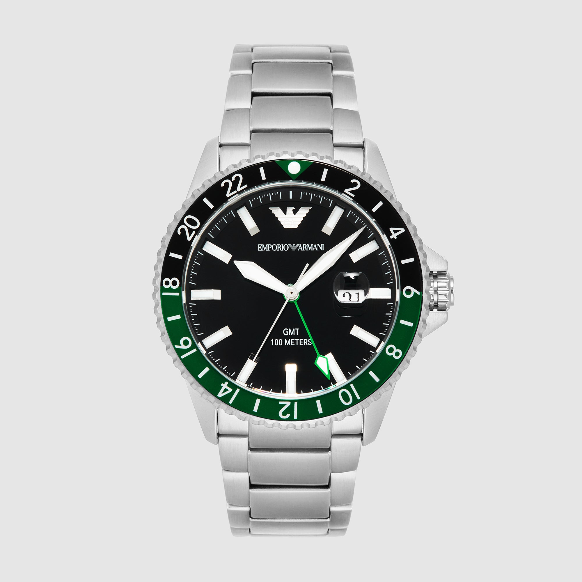 Emporio Armani Round Black Analog watch