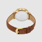 Fossil Women Round White Mother Of Pearl watch